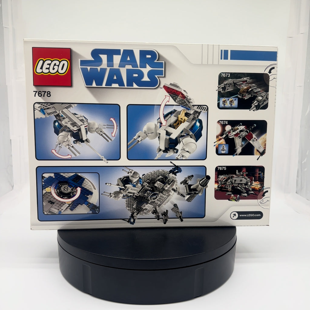 LEGO 7678 Star Wars The Clone Wars Droid Gunship (New Sealed In Box)
