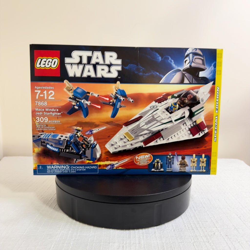 LEGO 7868 Star Wars Mace Windu's Jedi Starfighter (New Sealed In Box)