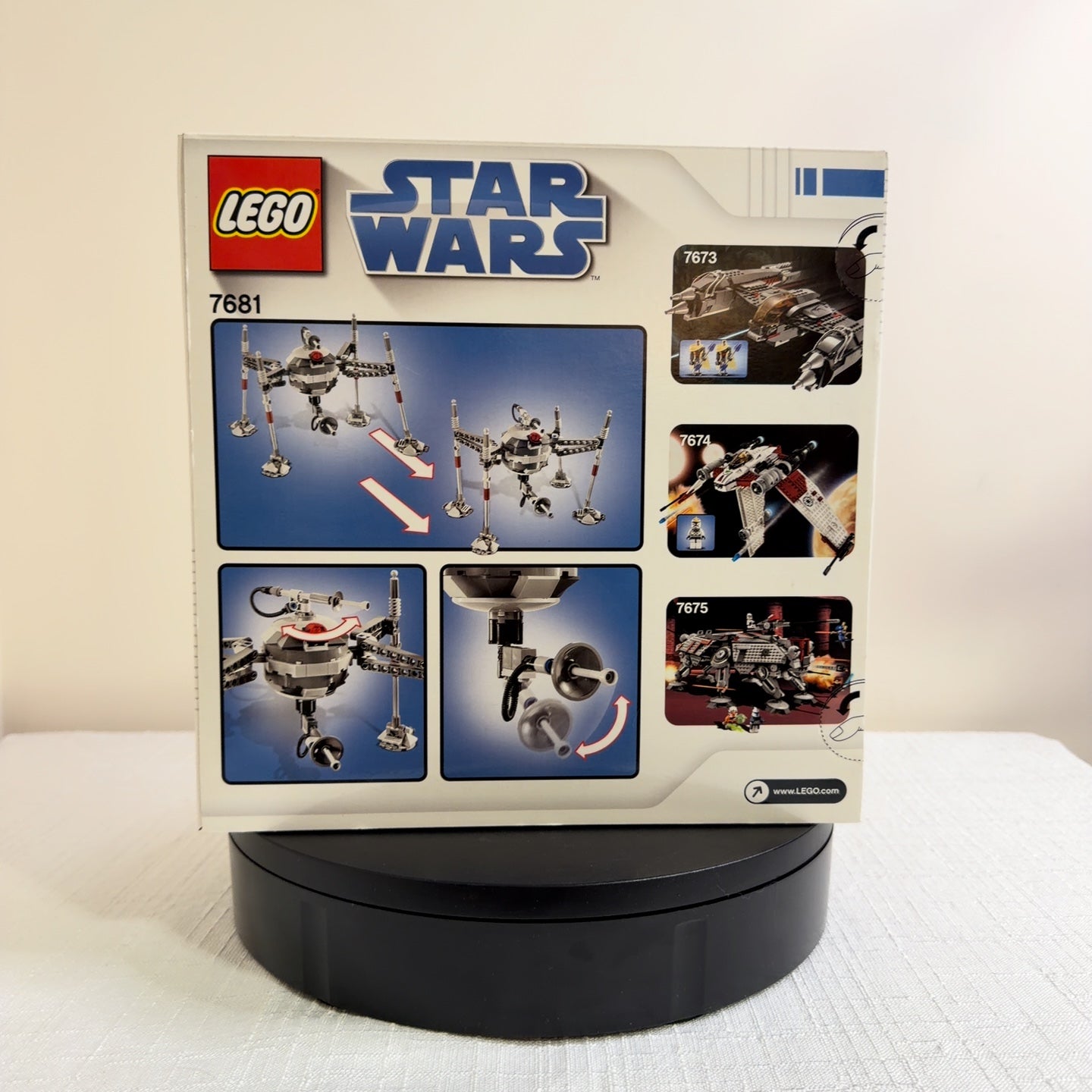 LEGO 7681 Star Wars The Clone Wars Separatist Spider Droid (New Sealed In Box)