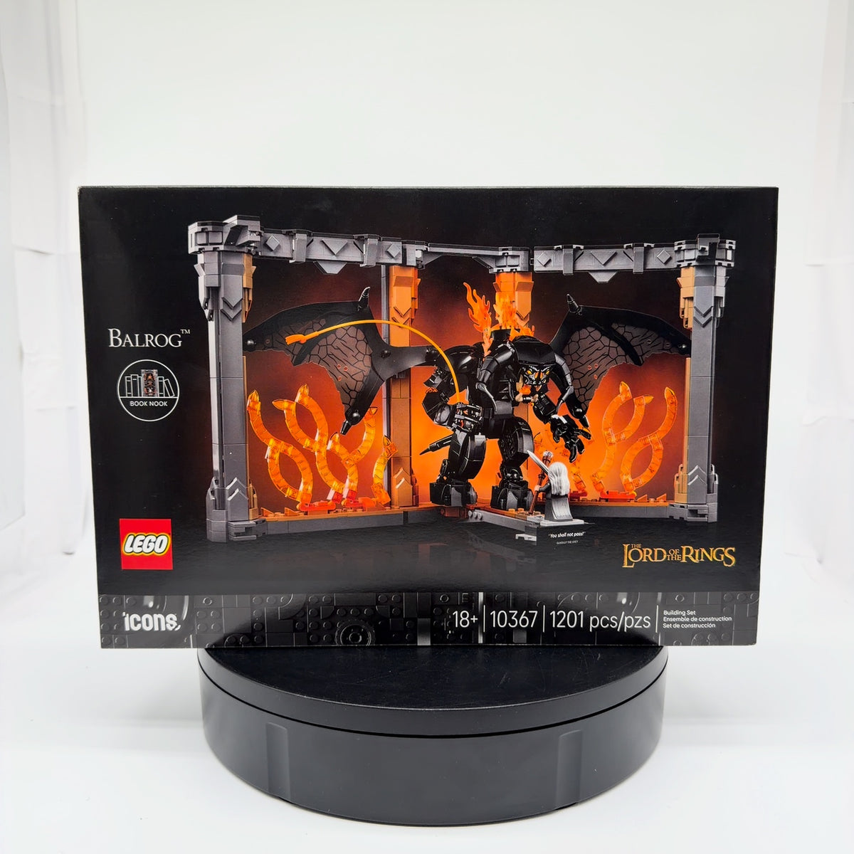 LEGO 10367 Icons The Lord of the Rings: Balrog Book Nook (New Sealed In Box)