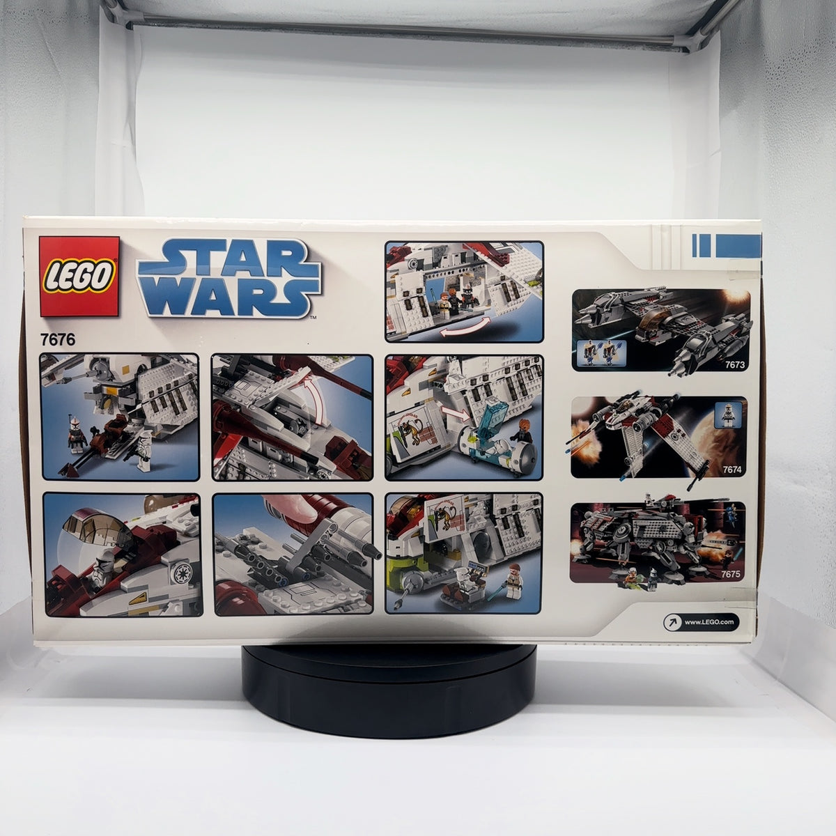 LEGO 7676 Star Wars The Clone Wars Republic Attack Gunship (New Sealed In Box)