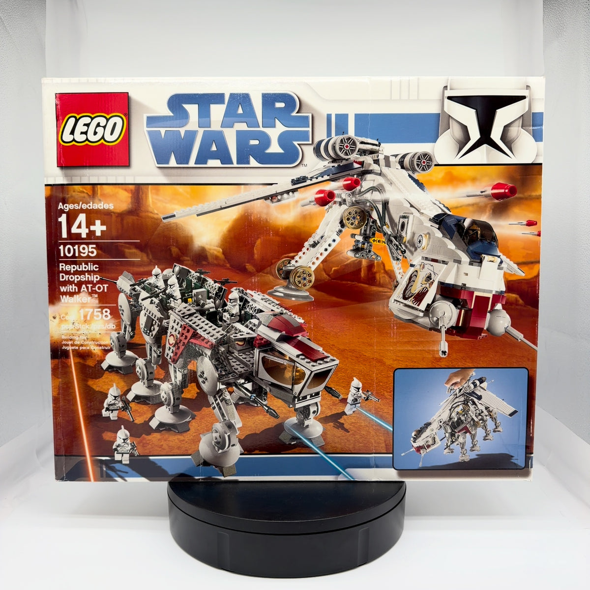 LEGO 10195 Star Wars Republic Dropship with AT-OT Walker (New Sealed In Box)
