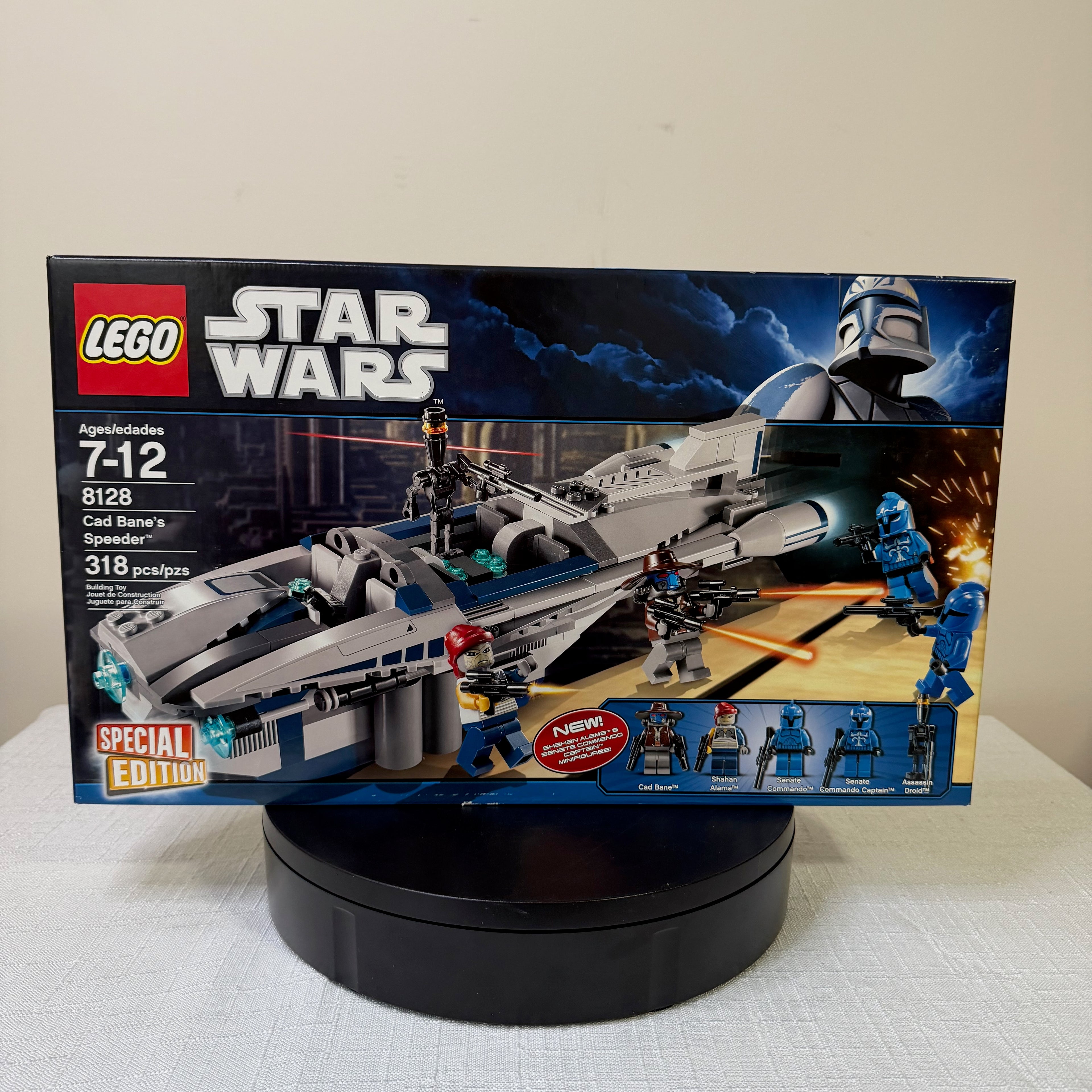 8128 (NISB) LEGO Star Wars The Clone Wars Cad Bane's Speeder