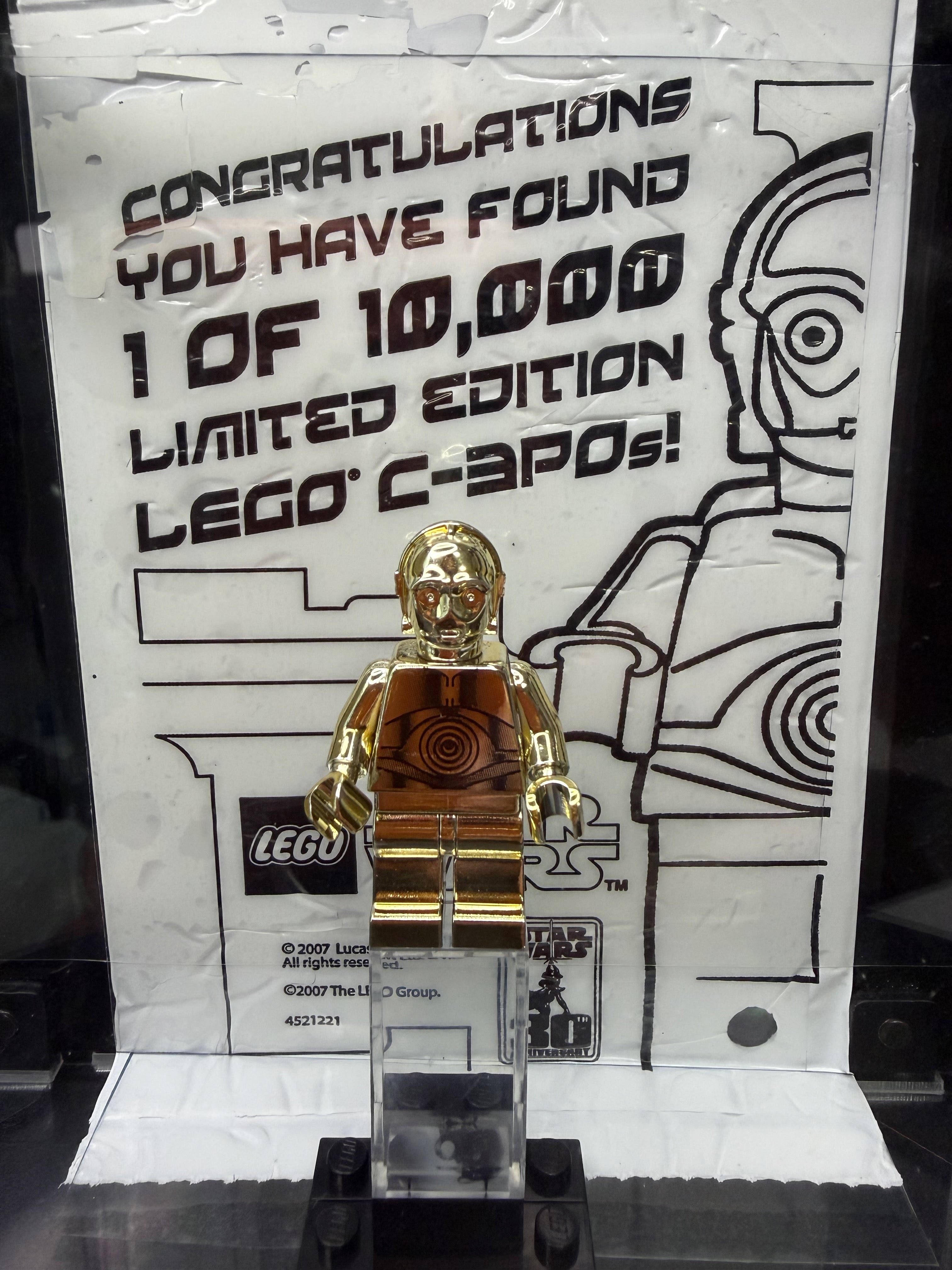 4521221 (NISB) LEGO Star Wars Gold Chrome Plated C-3PO