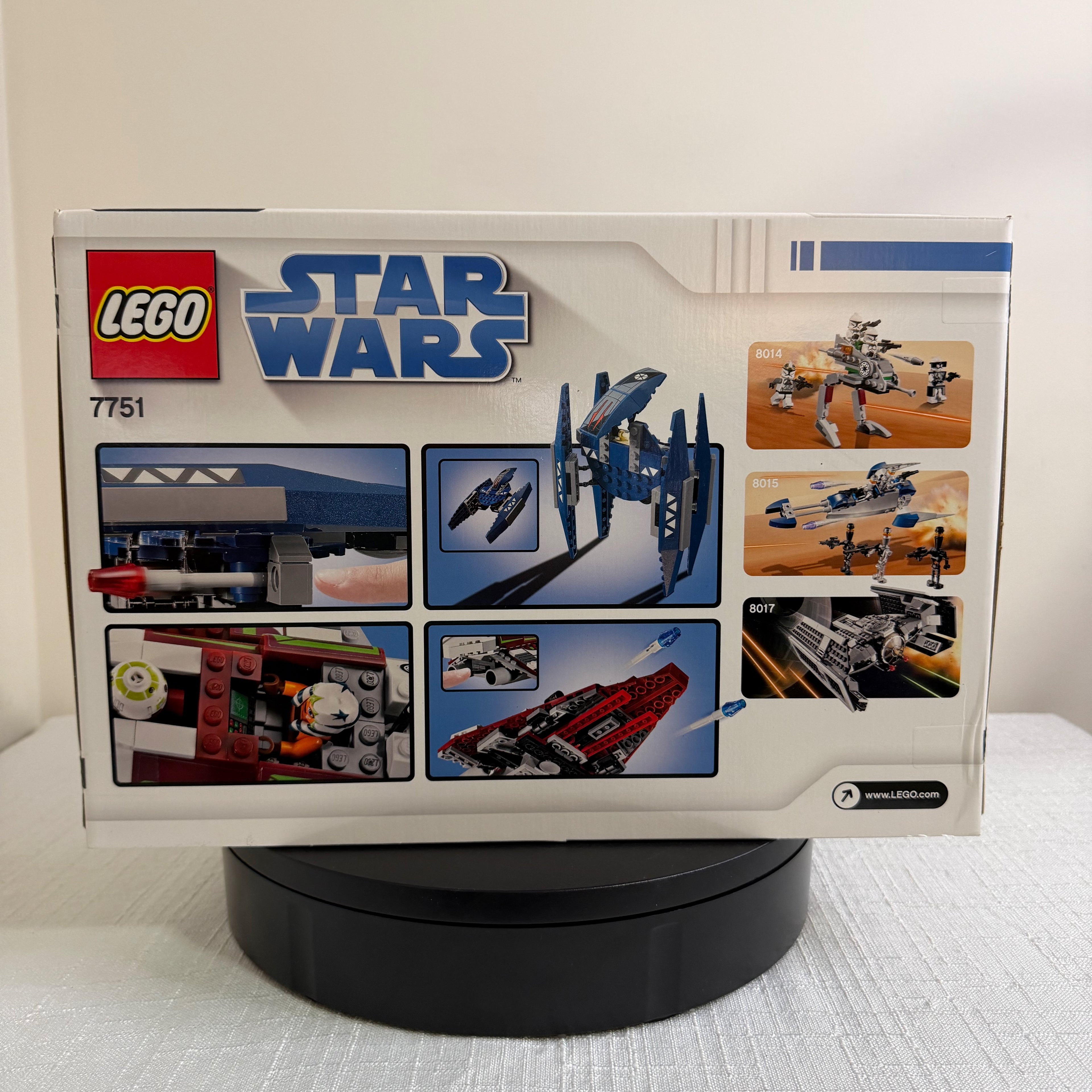 7751 (NISB) LEGO Star Wars The Clone Wars Ahsoka's Starfighter and Droids