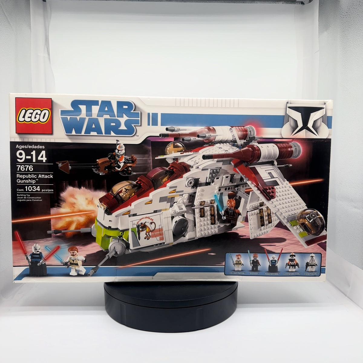 LEGO 7676 Star Wars The Clone Wars Republic Attack Gunship (New Sealed In Box)