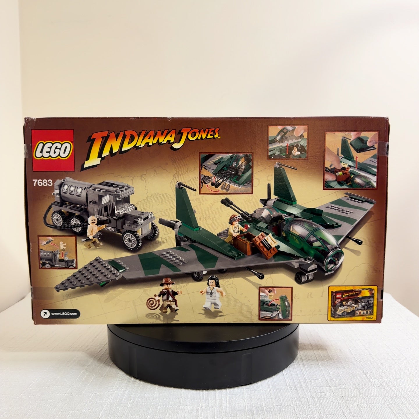 LEGO 7683 Indiana Jones Fight on the Flying Wing (New Sealed In Box)
