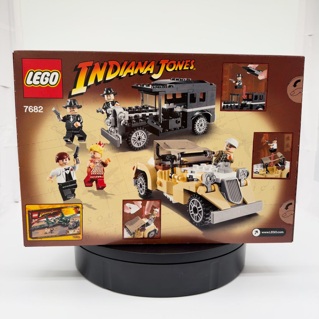 LEGO 7682 Indiana Jones Temple of Doom Shanghai Chase (New Sealed In Box)